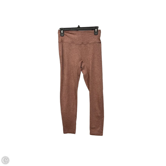 Athletic Leggings By Ptula In Brown, Size: Xl