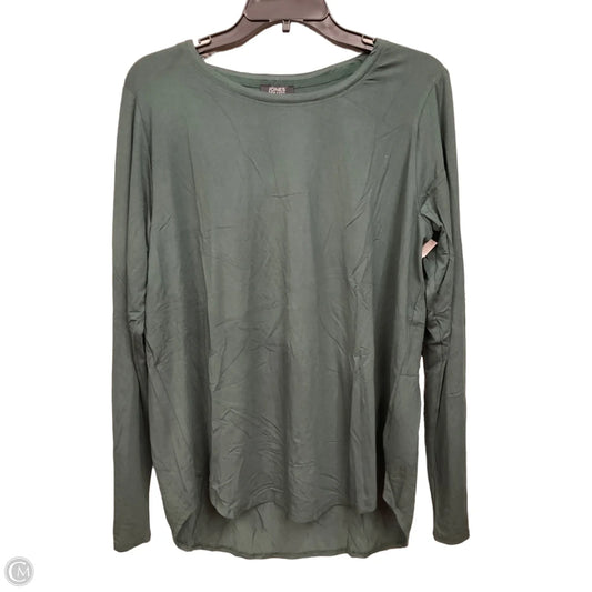 Top Long Sleeve Basic By Jones New York In Green, Size: Xl