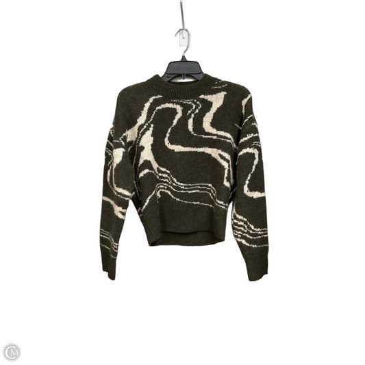 Sweater By Astr The Label In Cream & Green, Size: Xs