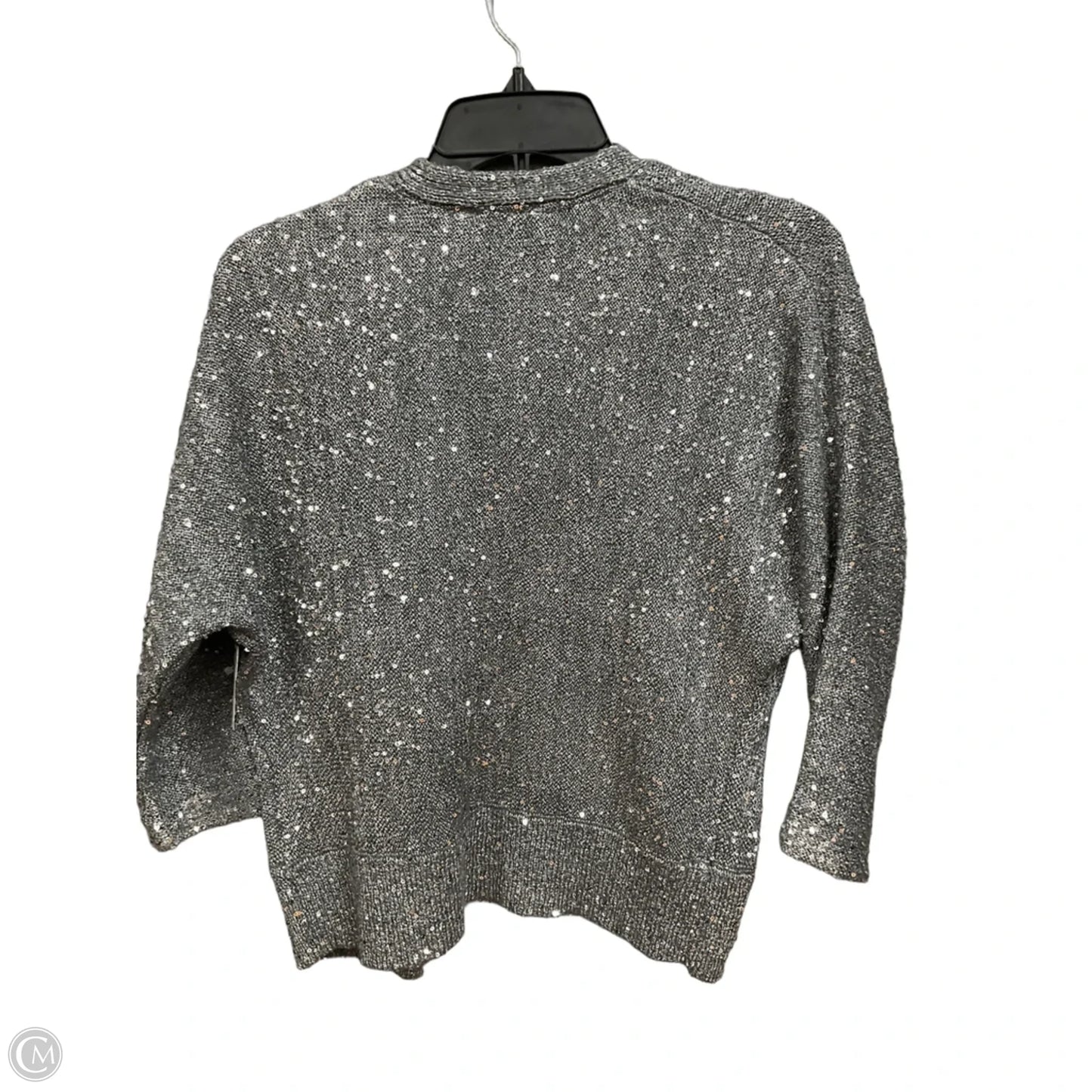 Cardigan By Express In Silver, Size: S