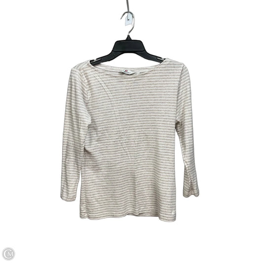 Top Long Sleeve By Vineyard Vines In Striped Pattern, Size: M