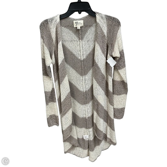 Cardigan By Andrea Jovine In Chevron Pattern, Size: M