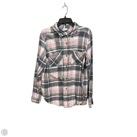 Top Sleeveless By Columbia In Plaid Pattern, Size: Xl