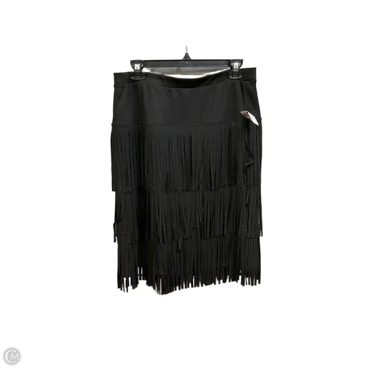 Skirt Midi By Chicos In Black, Size: 8
