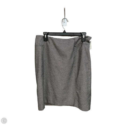 Skirt Mini & Short By Banana Republic In Black & White, Size: 12