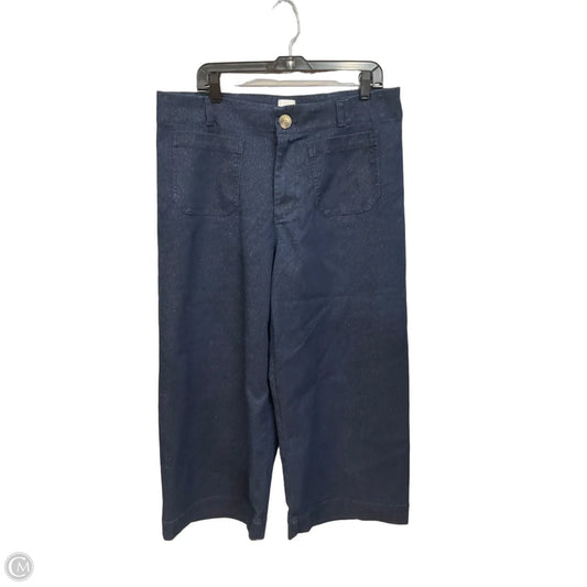 Jeans Wide Leg By Maeve In Blue Denim, Size: 16