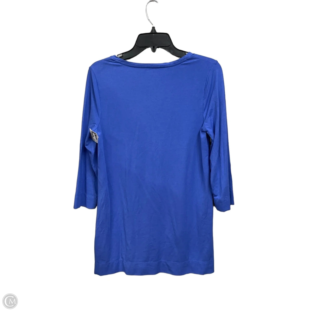 Top 3/4 Sleeve Basic By Chicos In Blue, Size: S