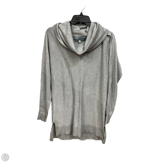 Tunic Long Sleeve By Joan Vass In Grey, Size: S