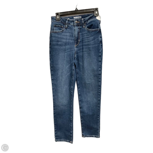 Jeans Straight By Sonoma In Blue Denim, Size: 8