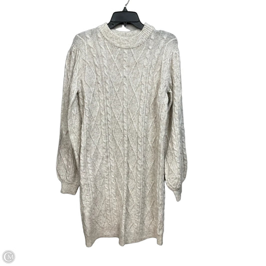 Dress Sweater By Ophelia Roe In Beige, Size: L