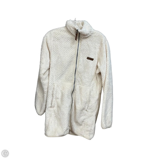 Jacket Fleece By Columbia In Cream, Size: M