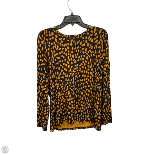 Top Long Sleeve By Chicos In Animal Print, Size: M