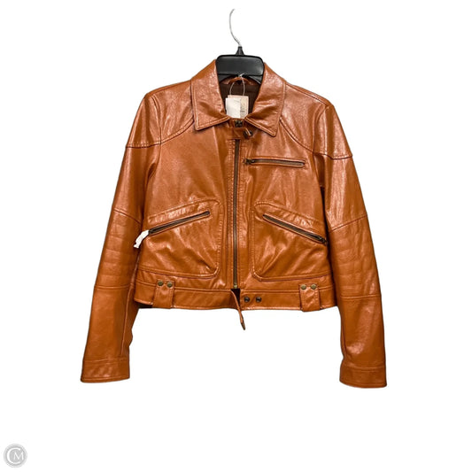 Jacket Leather By We The Free In Brown, Size: Xs