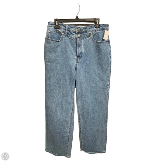 Jeans Straight By Madewell In Blue Denim, Size: 10