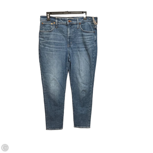 Jeans Skinny By Madewell In Blue Denim, Size: 10