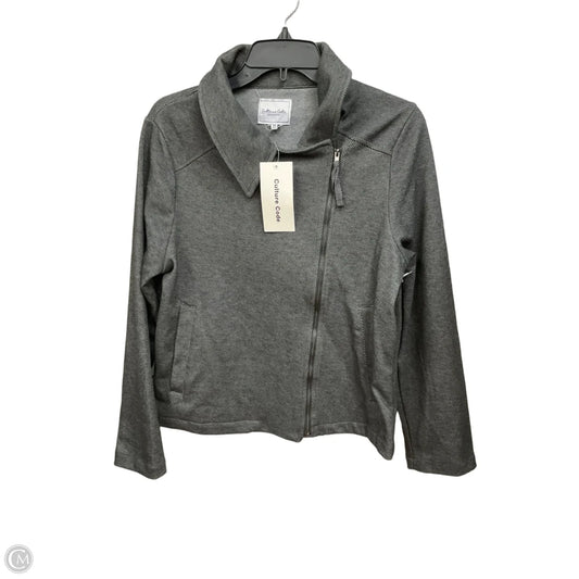 Jacket Moto By Culture Code In Grey, Size: M