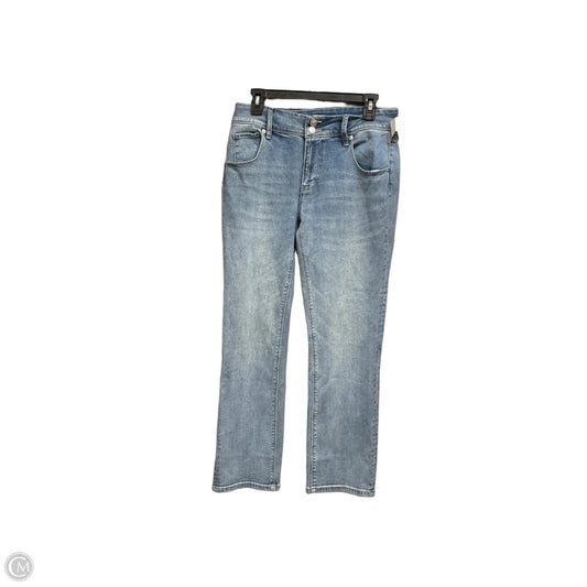 Jeans Straight By Hudson In Blue Denim, Size: 8