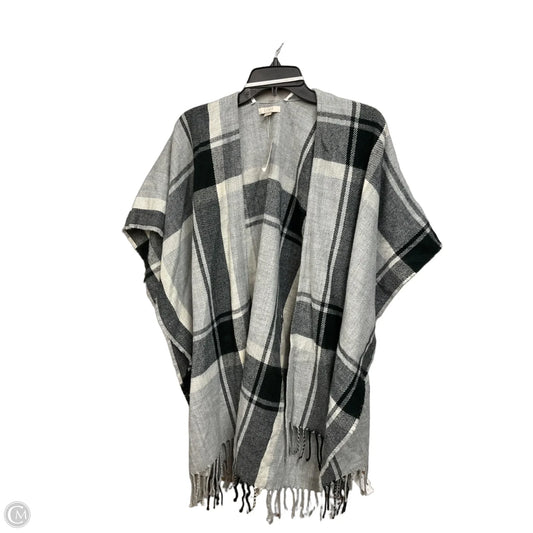 Shawl By Loft In Plaid Pattern, Size: Xs
