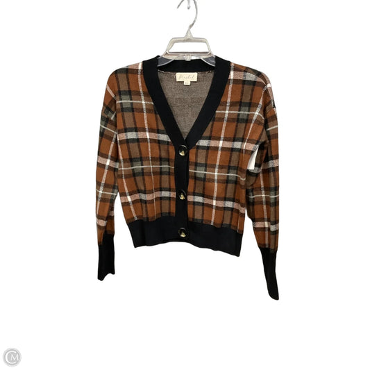 Cardigan By Marled In Plaid Pattern, Size: Xs