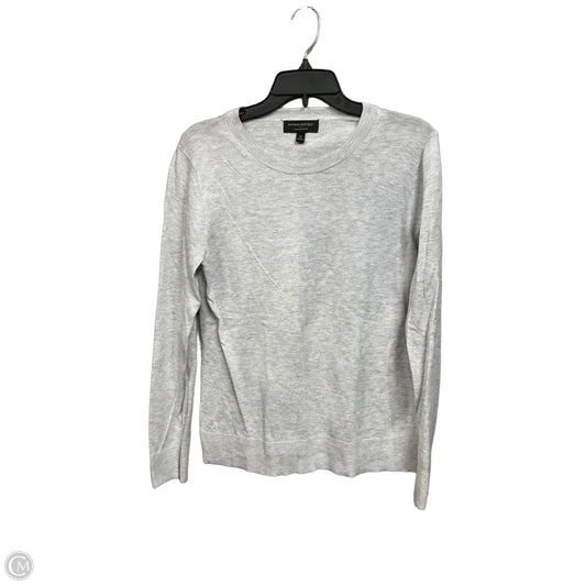 Top Long Sleeve By Banana Republic In Grey, Size: M