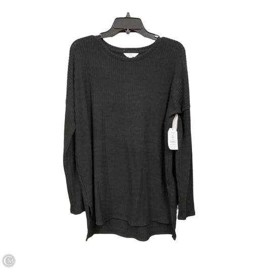 Top Long Sleeve By Time And Tru In Black, Size: S