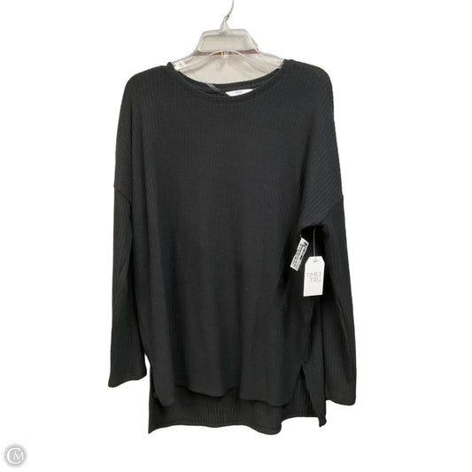 Top Long Sleeve By Time And Tru In Black, Size: M