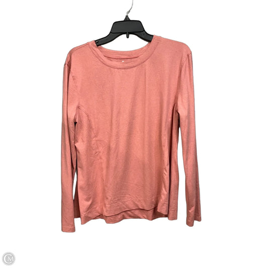 Athletic Top Long Sleeve Crewneck By Apana In Pink, Size: M