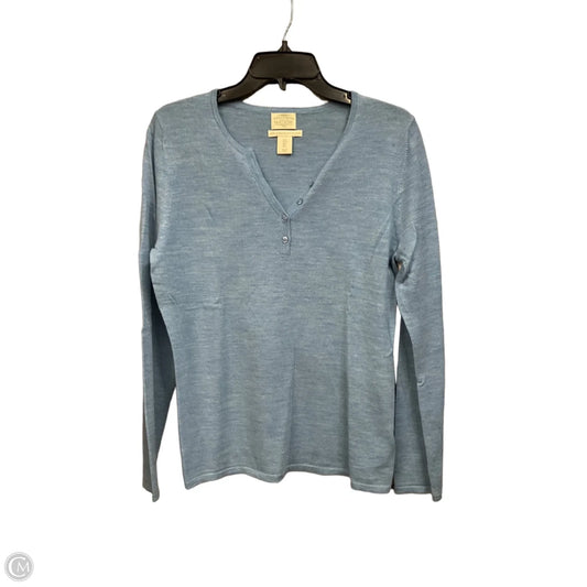 Top Long Sleeve By Telluride In Blue, Size: L