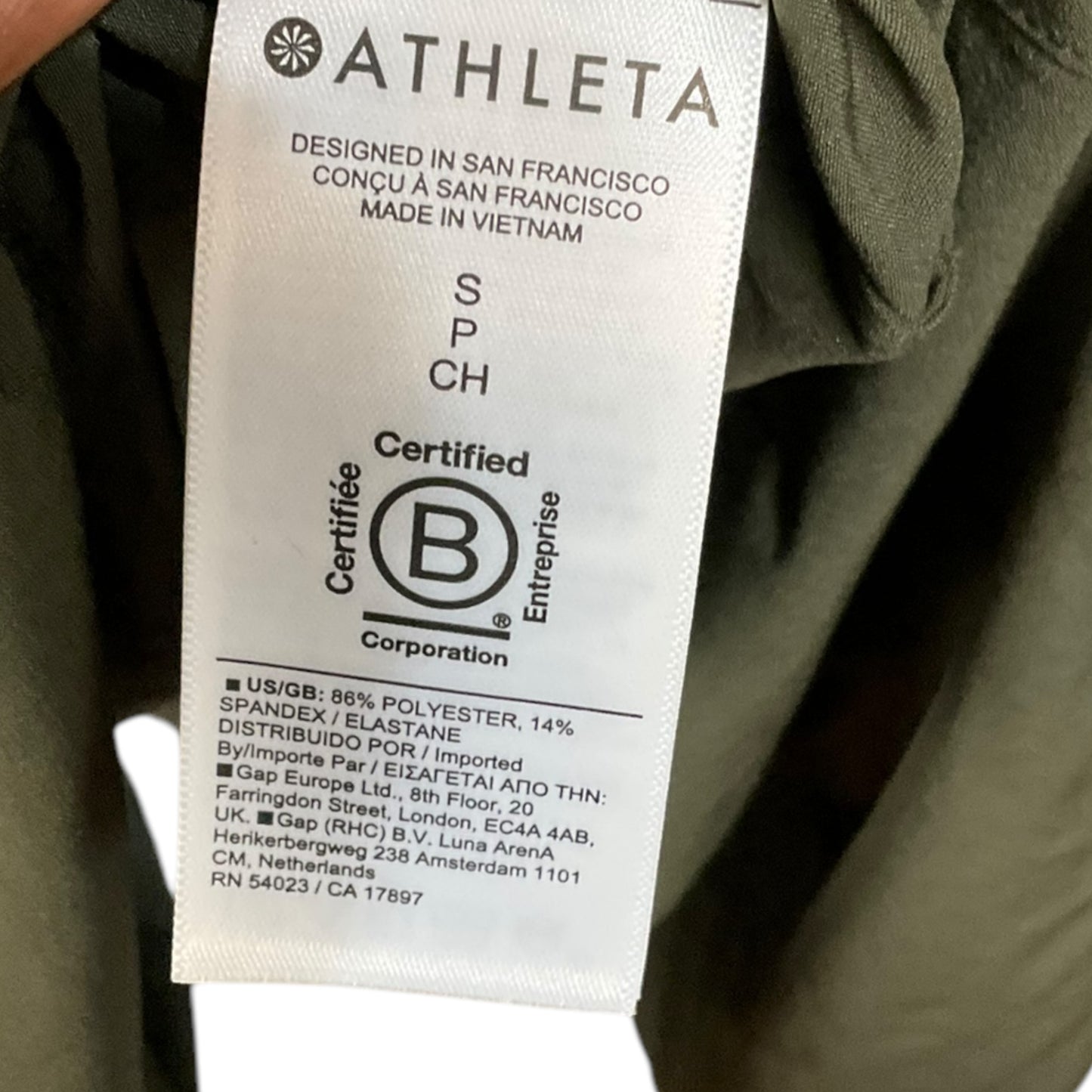 Athletic Tank Top By Athleta In Green, Size: S