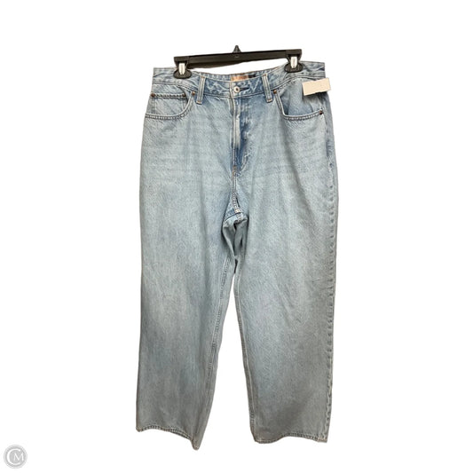 Jeans Straight By Abercrombie And Fitch In Blue Denim, Size: 12