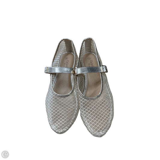 Shoes Flats By Ophelia Roe In Gold & Tan, Size: 8
