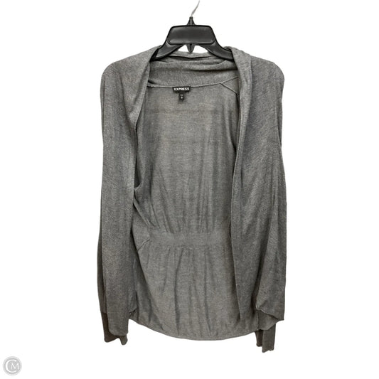 Cardigan By Express In Grey, Size: M