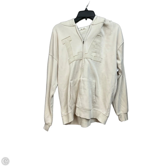 Jacket Denim By Ultra Flirt In Beige, Size: M