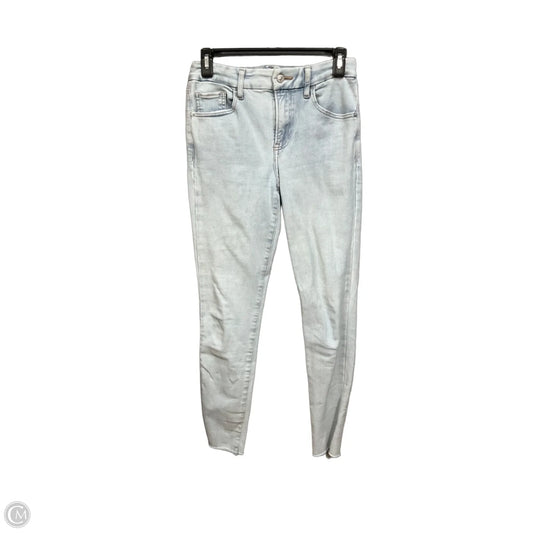 Jeans Skinny By Express In Blue Denim, Size: 6