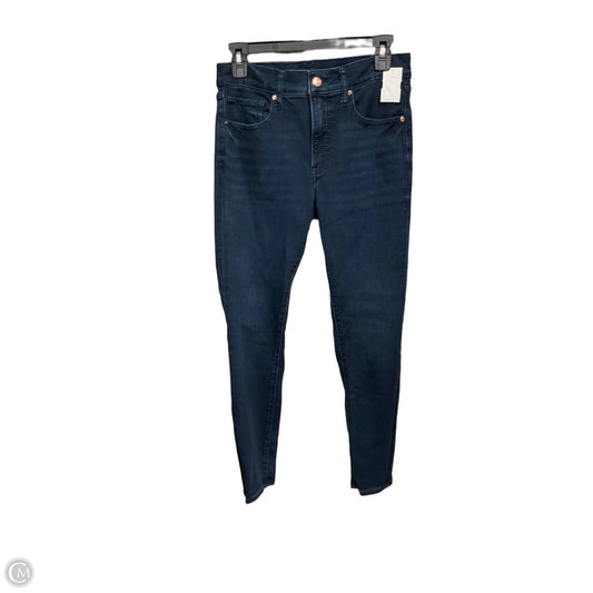 Jeans Skinny By Express In Blue Denim, Size: 6