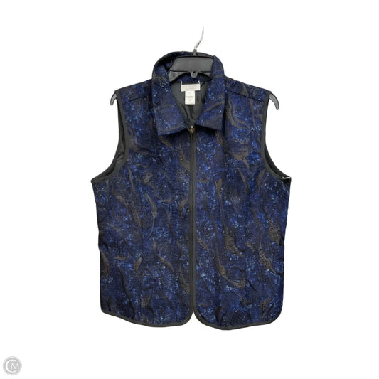 Vest Other By Christopher And Banks In Black & Blue, Size: Xl