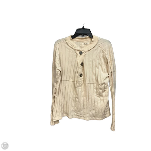 Top Long Sleeve By We The Free In Beige, Size: S