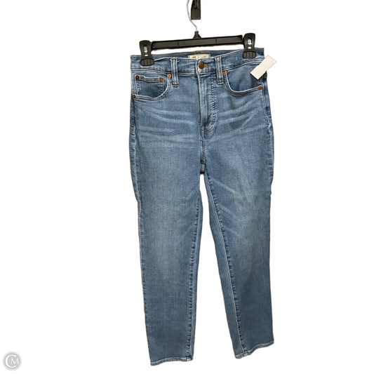 Jeans Skinny By Madewell In Blue Denim, Size: 0