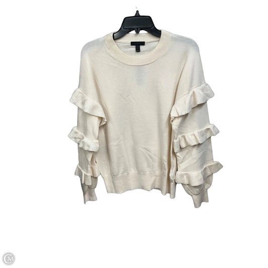 Top Long Sleeve By J. Crew In Cream, Size: S