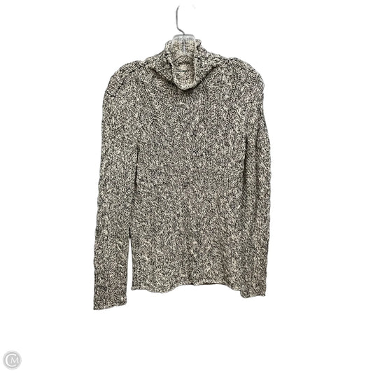 Sweater By Lauren Jeans Co In Black & Cream, Size: M