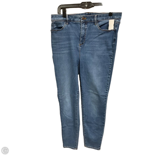 Jeans Jeggings By Talbots In Blue Denim, Size: 14