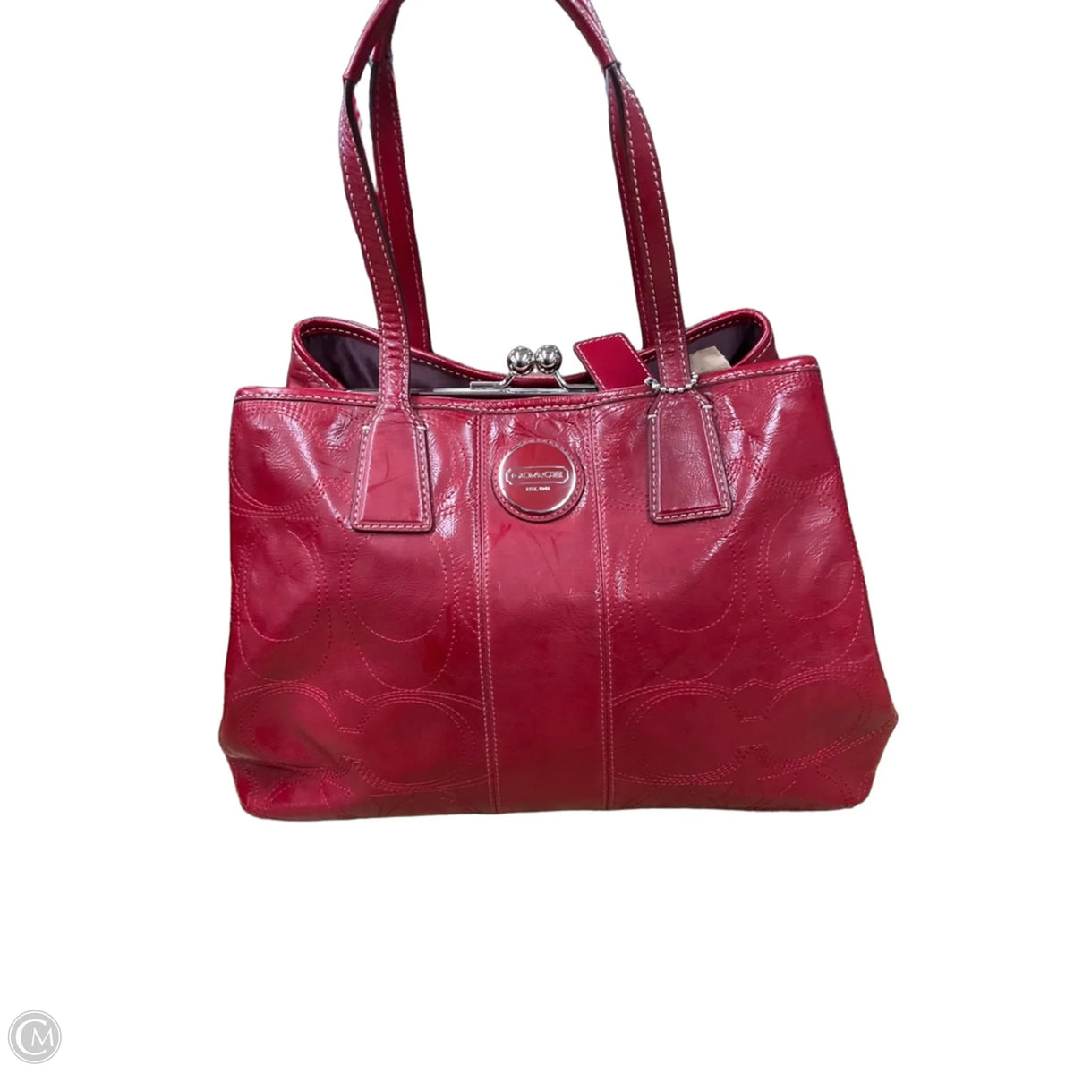 Handbag Designer By Coach, Size: Medium