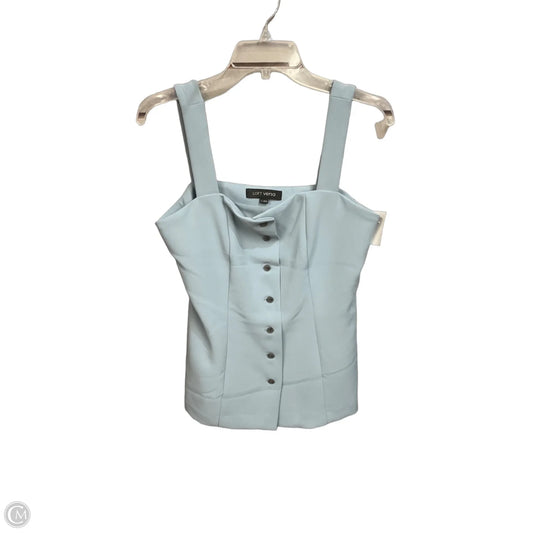 Top Sleeveless By Loft In Blue, Size: S