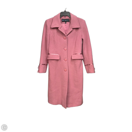 Coat Trench Coat By Kenneth Cole Reaction In Pink, Size: M