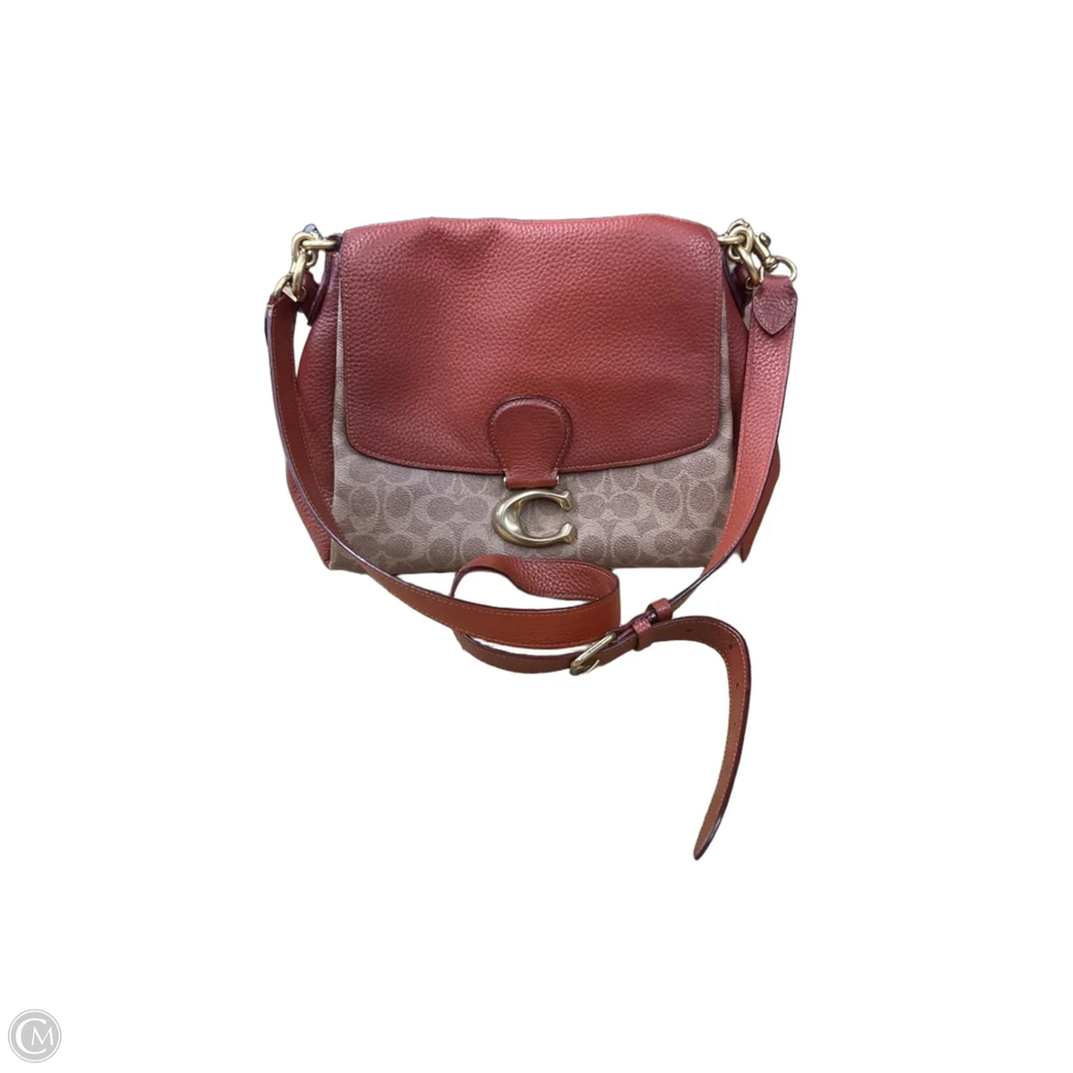 Crossbody Designer By Coach, Size: Medium