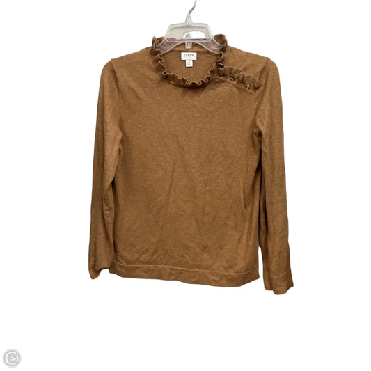 Top Long Sleeve By J. Crew In Brown, Size: S