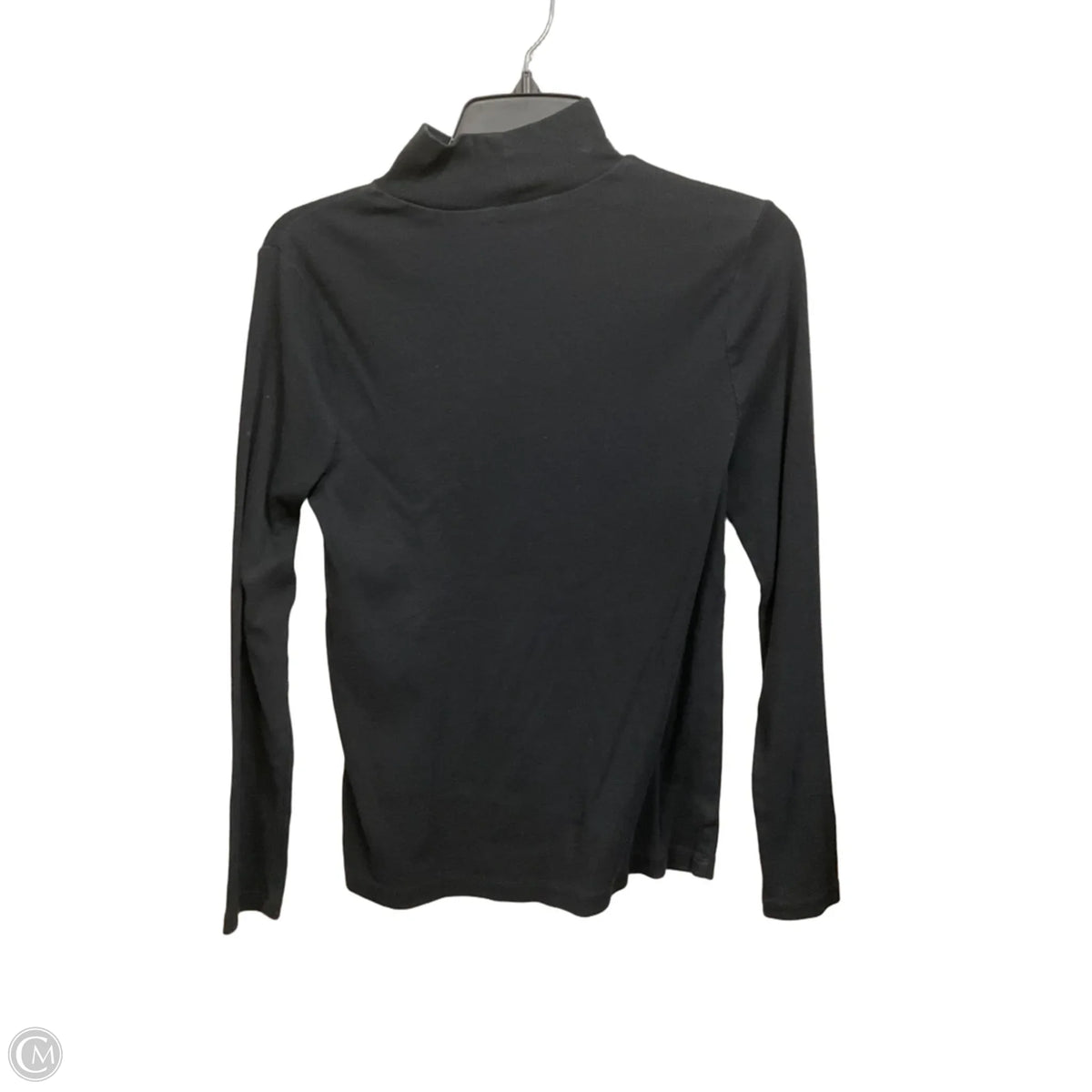 Top Long Sleeve Basic By Loft In Black, Size: L