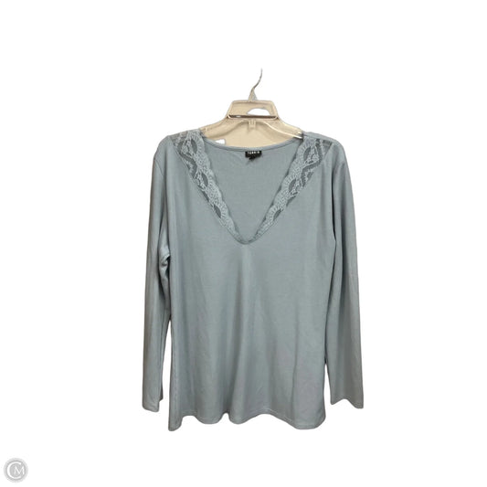 Top Long Sleeve By Torrid In Blue, Size: 1x
