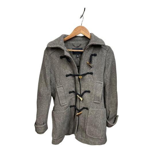 Coat Peacoat By Banana Republic In Grey, Size: S