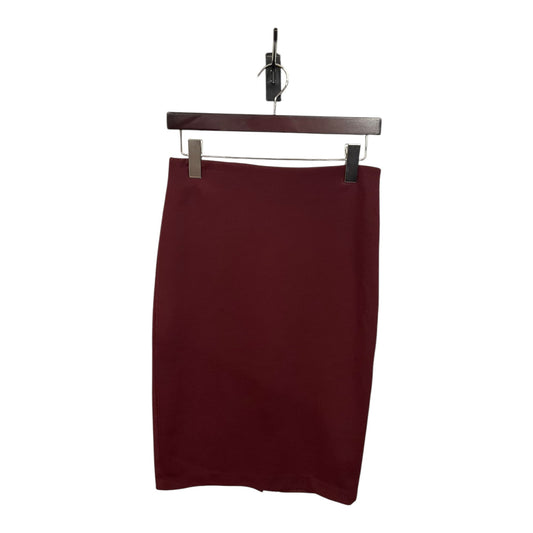 Skirt Midi By Philosophy In Maroon, Size: Xs